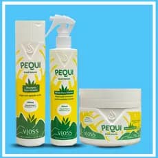 Pequi Pure Vitamin Kit Vloss Shampoo + Mascara e Sérum 300ML Cada