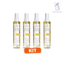 KIT 4 Body Splash Feminino Banho de Vanilla 130ML – Perfumação Suave e Doce | Perfume Corporal