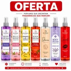 💖KIT 7  Body Splash Feminino Perfume Corporal - Fragrâncias irresistíveis para deixar sua pele  refrescante.