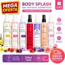 KIT 7  BODY SPLASH – Fragrâncias Encantadoras | Frescor, Perfume e Bem-Estar