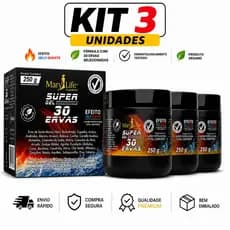 🔥KIT  Gel 30 Ervas – Alívio e Bem-Estar Imediato! 250g🔥
