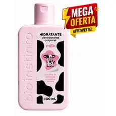 🥛 Loção Hidratante Corporal Milk  400ml – Hidratação Aveludada Bioinstinto