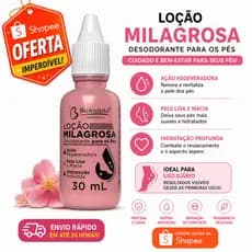 Loção Milagrosa para os Pés 30ml - Bio Instinto