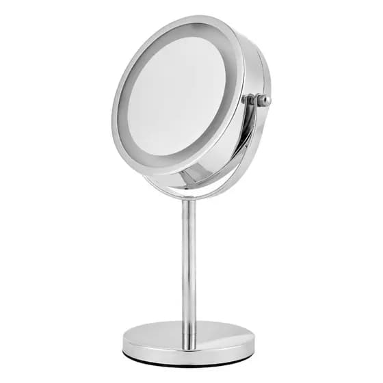 Espelho de maquiagem Led com luz desktop espelho de maquiagem dormitório recarregável luz preenchimento espelho menina e