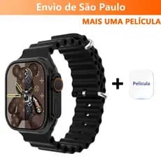Relógio Original NFC T800 Ultra 3 Smart Watch Série 8 Monitor De Temperatura Corporal Bluetooth