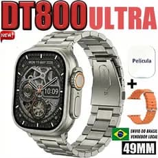 2026 Nova Série 10 Relógio Ultra 3 Smart Watch Esportivo Sem Fio À Prova D'água DT800 Ultra