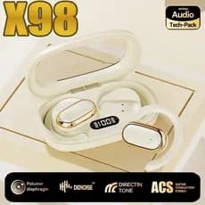 2025 X98 Fones de ouvido sem fio Bluetooth Fones de ouvido esportivos abertos Fones de ouvido para jogos