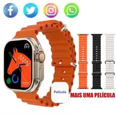 Smartwatch T800 Series Ultra NFC Calculadora Cardíaca Monitoramento Frequência Relógio Inteligente