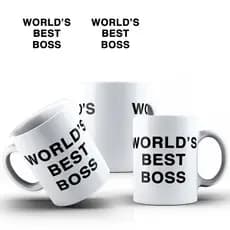 Caneca The Office Série The Worlds Best Boss COM NOME