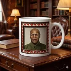 Caneca Mike Tyson Meme Tsé Tung 3d Xina Presente Divertidos Engraçado Porcelana Personalizada 325ml