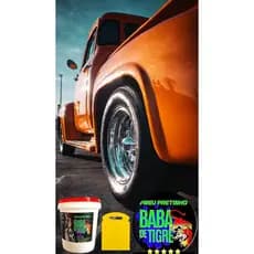 Pneu Pretinho 1 LITRÃO Baba de Tigre, Top DeMais! 1000ML, Simplesmente o Melhor!