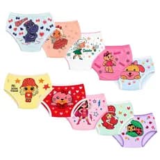 Kit 5-10 Calcinha Infantil Menina Premium Estampas Sublimadas