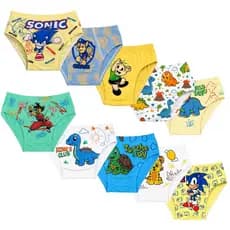 Kit 5-10 Cueca Infantil Menino 100% Algodão Sublimada Slip Premium