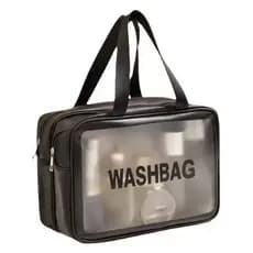 Necessaire Feminina Organizadora Transparente - Espaçosa - Viagem - Cor Sortida