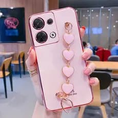 capinha Redmi POCO C85 Capa De Telefone Galvanizada Pulseira De Amor
