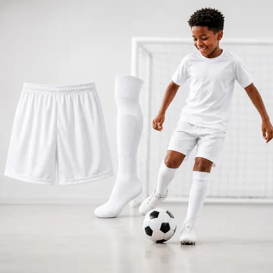 Conjunto Infantil Futebol Meião Oficial Penalty + Calção infantil 10,12 e 14 anos