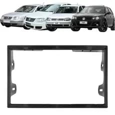 Moldura Multimídia Universal Automotivo Painel 2 Din 7 Polegadas Encaixe Central Fácil Instalação Vw