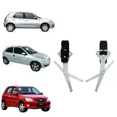 Máquina de Vidro Elétrico Celta GM 2 portas/4Portas Cremalheira Sem Motor Reposição Original Techcar