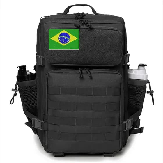 Mochila Tática Militar 50l Resistente Impermeável Camping Trilha Viagem Academia e Trabalho