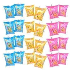 kit 12 boia de braço infantil inflavel proteção para piscina crianças bebê 0 a 3 anos menino menina