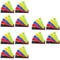 kit 60 faixas elastica de resistencia mini band para treino em casa yoga pilates multifuncional