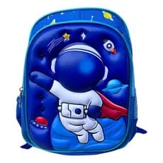 Mochilinha infantil para escola creche passeio para menino e menina de costas tam P astronauta