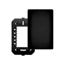 Placa Cega 4x2 Espelho C/ Suporte Habitat Black Fame