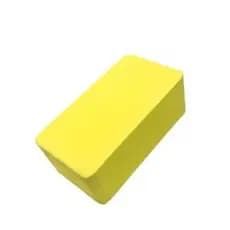 Tijolo ou Bloco de Yoga de E.V.A - Amarelo - OSEANA.
