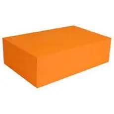 Bloco de Yoga - Laranja - Pilates/fisioterapia Equilíbrio Treino Funcional Tijolinho - OSEANA.