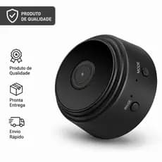 Mini Câmera de Vigilância Sem Fio Full HD Monitoramento para Casa Loja Escritório