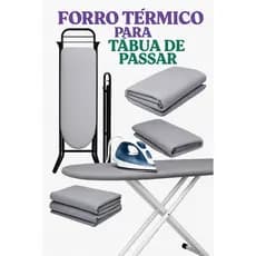 CAPA PARA TABUA DE PASSAR ROUPA TERMICA 110X0,45CM ALTA DURABILIDADE ENVIO IMEDIATO