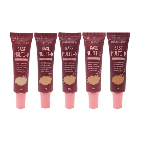 Base Líquida Matte Multi-d Miamake - Cobertura Perfeita