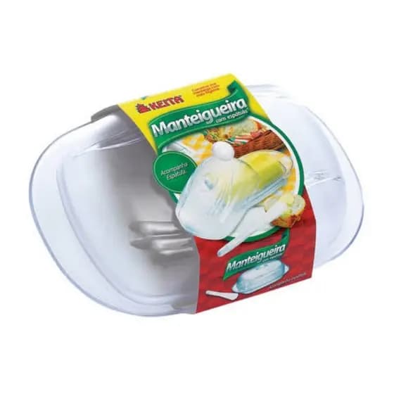 Manteigueira c/ Espátula Linha Premium KEITA UTILIDADES