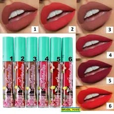 Batom Liquido efeito Matte boca Yes Paradise SAFIRA