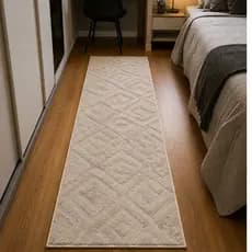 Passadeira Tapete 2,00x0,60 Antiderrapante Macia Para Quarto Sala Corredor