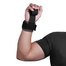 Strap Com Munhequeira Tala Straps Fita Grip Com munhequeira Musculação
