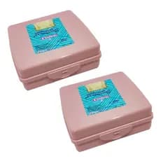 Porta Sanduíche Sanduicheira Com Trava 585 Ml Lanche Pão