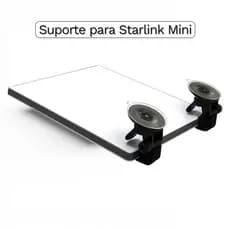 Suporte Veicular Starlink Mini Resistente | Ventosa Forte Sem Cola | Sem Multas | Painel Carro