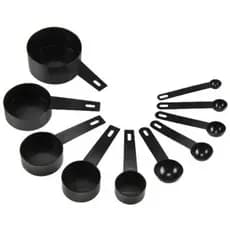 JOGO DE MEDIDOR PLASTICO - 10 PCS COLHER/XICARA Ke Home