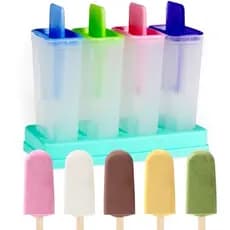 Kit Forma Sorvete Picolé Com Suporte  C/04 Promoção