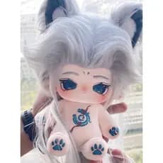 Boneca de algodão estilo chinês Su Yu, boneca branca elegante de estilo antigo 20CM br