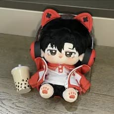 Boneco de Pelúcia Estiloso de Algodão de 20cm do Personagem Ye Xiu (Ye Xiaoxiu Fox) do Anime Full-Time Master