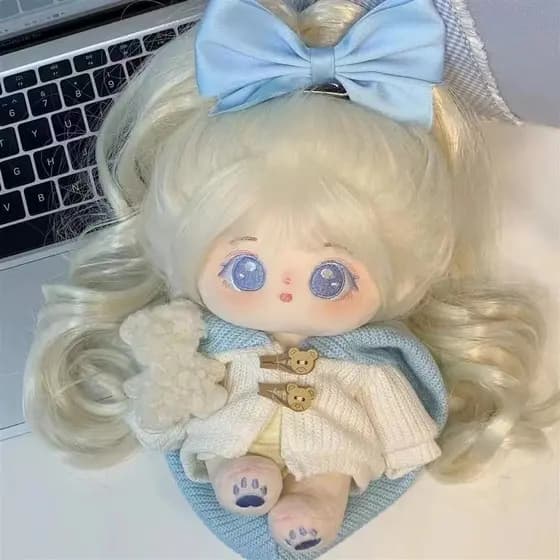 Boneca de Algodão Sem Neve de 20cm Sem Atributos Boneca de Vestir Brinquedo Presente de Aniversário para Amiga