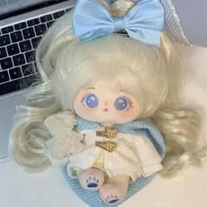 Boneca de Algodão Sem Neve de 20cm Sem Atributos Boneca de Vestir Brinquedo Presente de Aniversário para Amiga