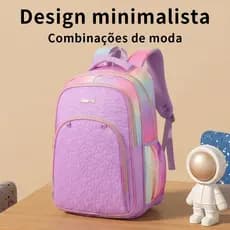 Mochila escolar de grande capacidade impermeável viajem moda mochila de estudante feminina mochila escolar estudante