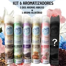 Kit 6 Neutralizador Odorizadores de Ambientes Puro Ar - 250ml