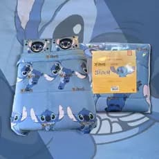 Edredom Stitch Casal Disney Azul Claro