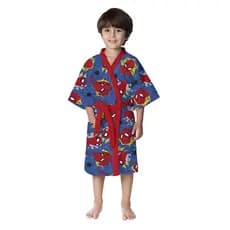 Roupão Infantil Spider Man Homem Aranha Praia Piscina Lepper