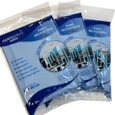 Kit 3 Panos Limpeza Multiuso Microfibra Vidros Espelhos Perfect Pro