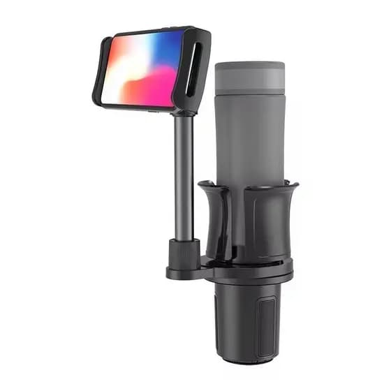 Suporte Celular Para Veiculo Automotivo 360° Ajustável Porta Copos Garrafa LE-134